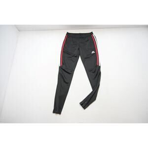 Adidas Soccer Sweat Pants ClimaCool Tapered Striped w/Pockets Womens XS XSmall